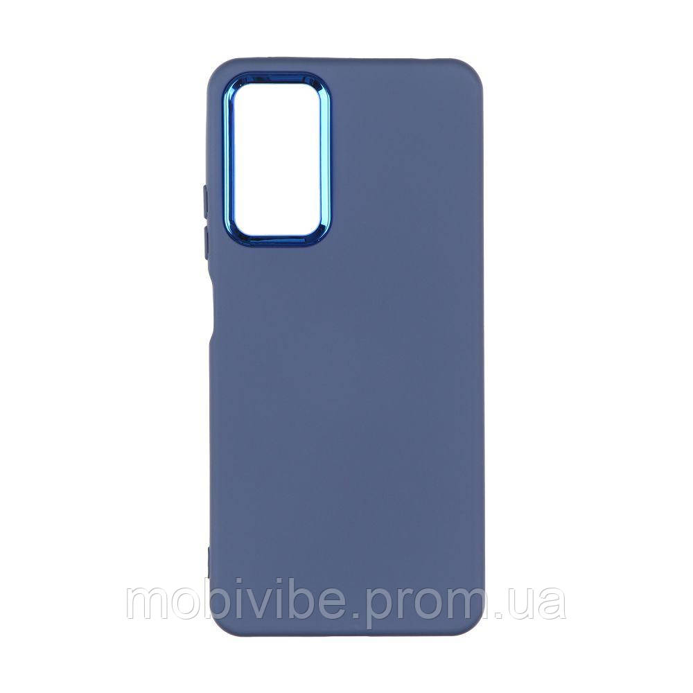 Чохол Silicone Cover Metal frame (AA) для Xiaomi Redmi Note 11 Pro 4G/5G / 12 Pro 4G Колір 08.Dark blue