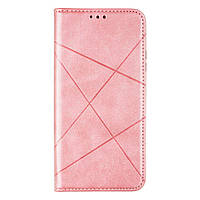 Чехол-книжка Business Leather для Xiaomi Poco M3 / Redmi 9T Цвет Розовый d