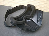 Захисна маска-трансформер Sport Сross М-7 чорна дзеркальна, фото 8