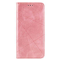 Чехол-книжка Business Leather для Xiaomi Redmi Note 10 Цвет Розовый d