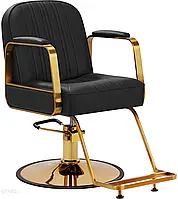 Gabbiano fotel fryzjerski Acri złoto - czarny