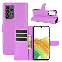 Чехол-книжка Litchie Wallet Samsung Galaxy A33 5G Violet SN, код: 8112457