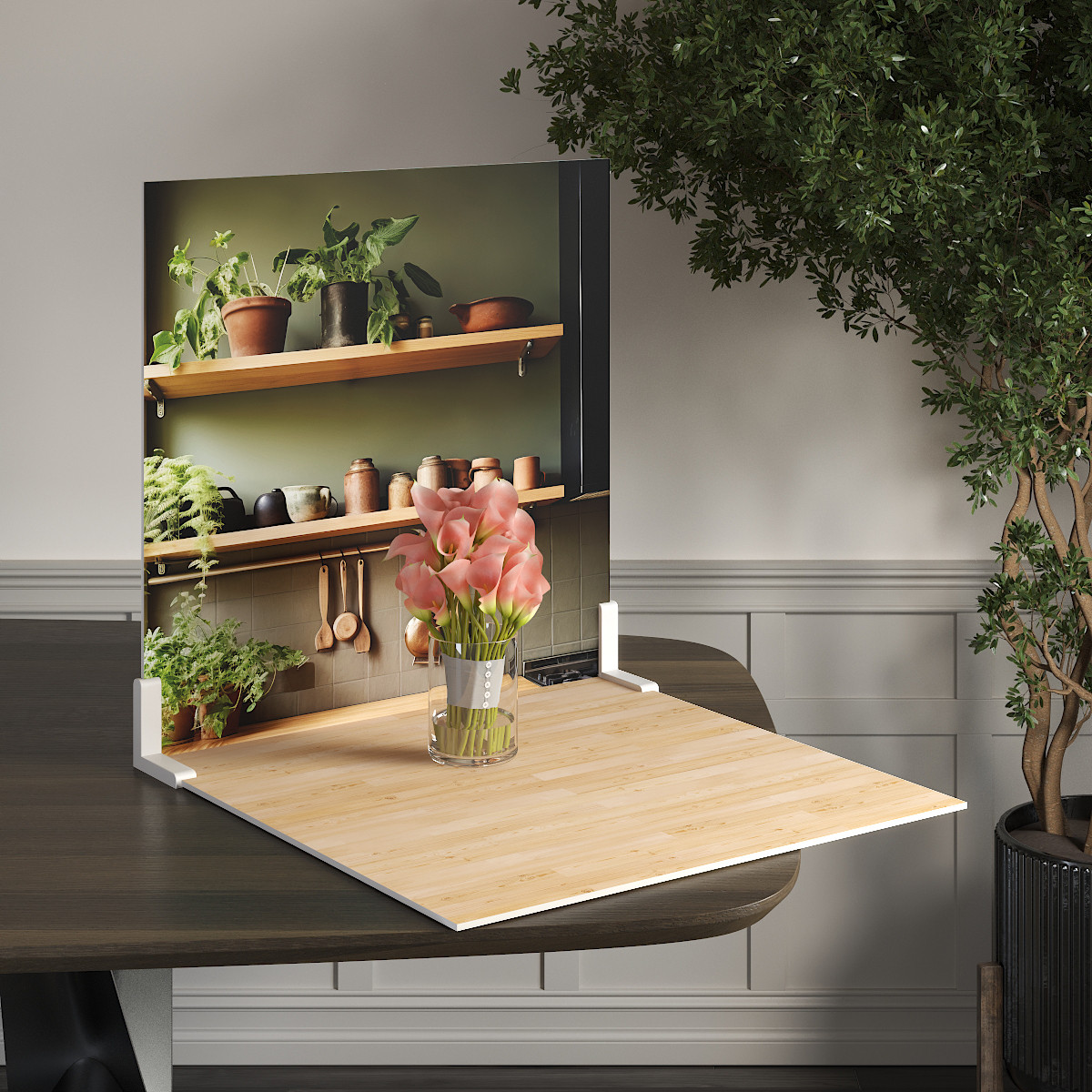 Пластиковий кутовий 2d фотофон, PolyPlast 40x40см - №62185, фото 1