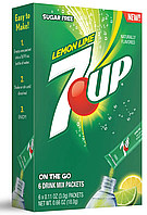 Порошковый напиток 7-UP Powder Drink Mix Lemon Lime 6 стиков 17г