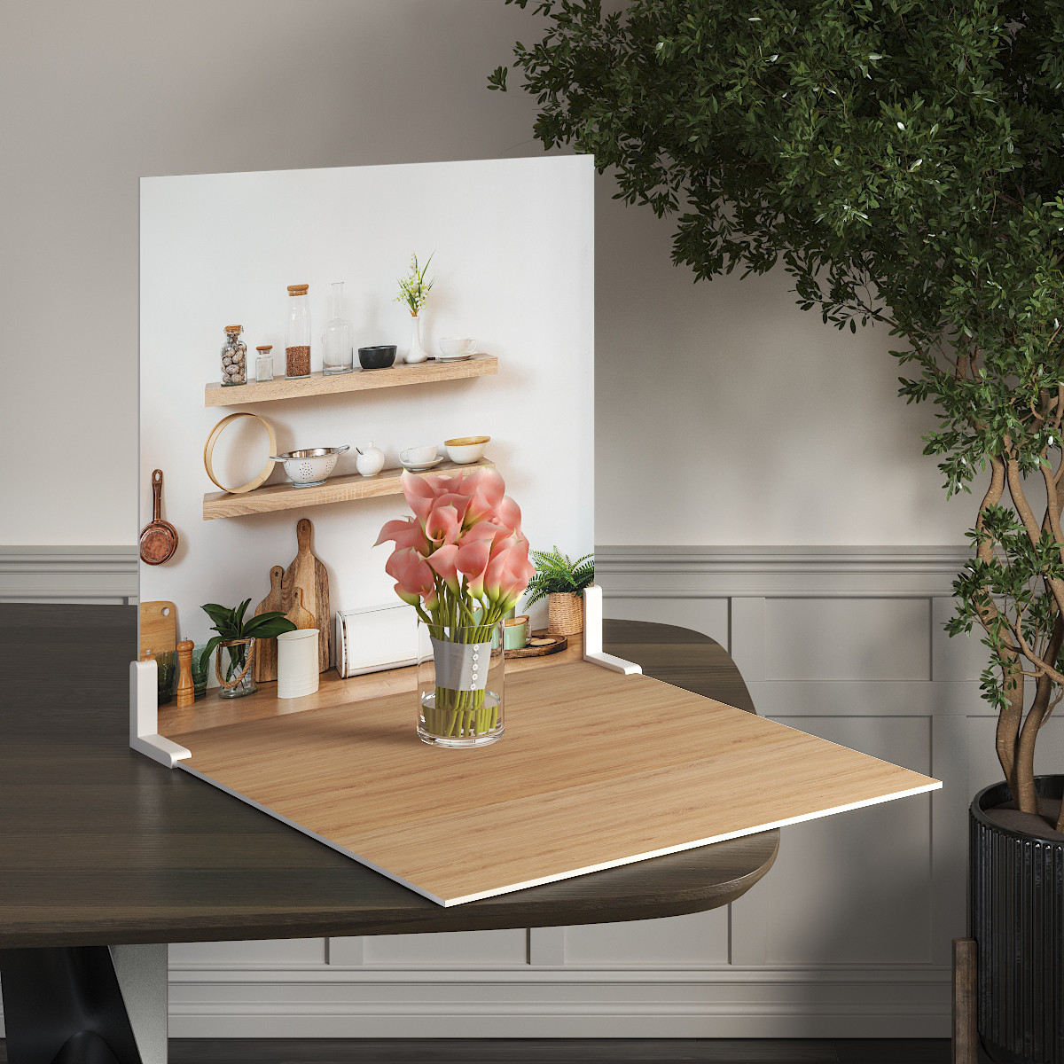Пластиковий кутовий 2d фотофон, PolyPlast 40x40см - №62195, фото 1