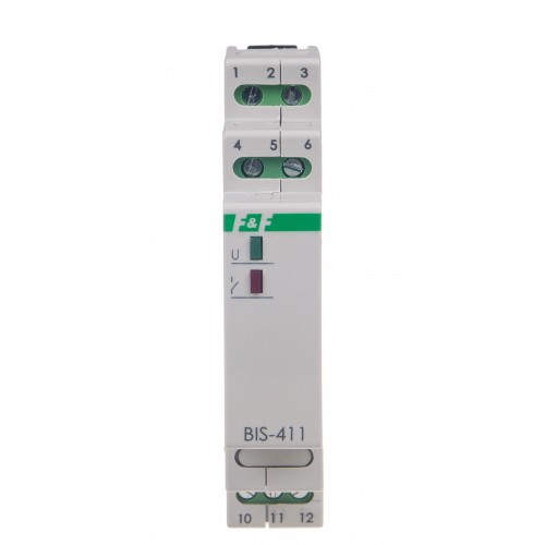 Імпульсне реле BIS-411-LED, захист контактів від пускових струмів F&F