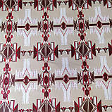 Льон принт етнічний на бежевому фоні, фото 2