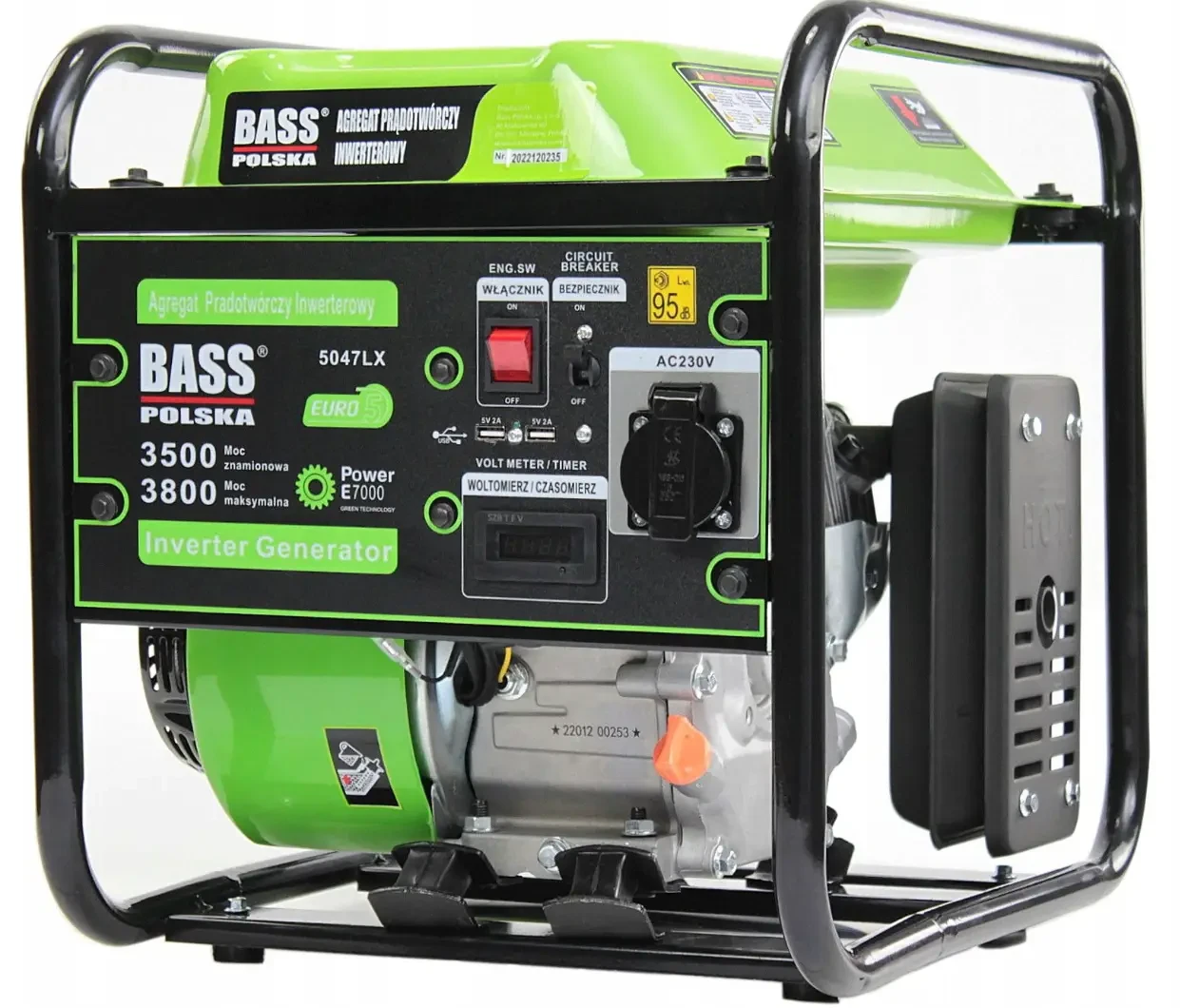 Инверторный генератор бензиновый Bass Polska BP-5047 LX 3,8 кВт - фото 10 - id-p2177735015