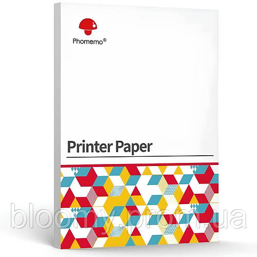 Термобумага A4 для термопринтера Phomemo m08f 100 листов термопринетров ...
