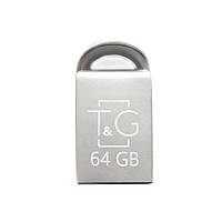 USB флеш-наувач T&amp;G 64gb Metal 107 Колір Сталевий l