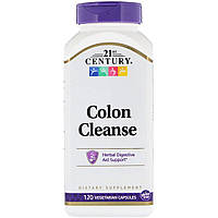 Очищение Кишечника, Colon cleanse, 21st Century, 120 вегетарианских капсул TO, код: 2335135