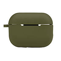 Чохол Silicone Case with hook для Airpods Pro 2 Колір 45.Army green