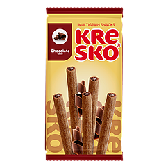 Хрусткі трубочки АВК Kresko мультизлакові зі смаком какао 140 грамів
