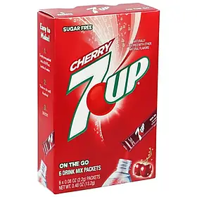 Порошковий напій 7-UP Powder Drink Mix Cherry 6 стиків 13.2г