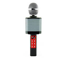 Беспроводной караоке микрофон с колонкой c яркой LED-подсветкой и функцией изменения голоса X SC, код: 7926763