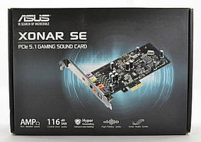 Asus Xonar Se PCIe 5.1 Gaming Sound Card Б/В Робоча справна 3 місяці гарантія