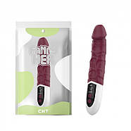 Вибратор LCD Screen Dildo Vibrator Red, фото 2