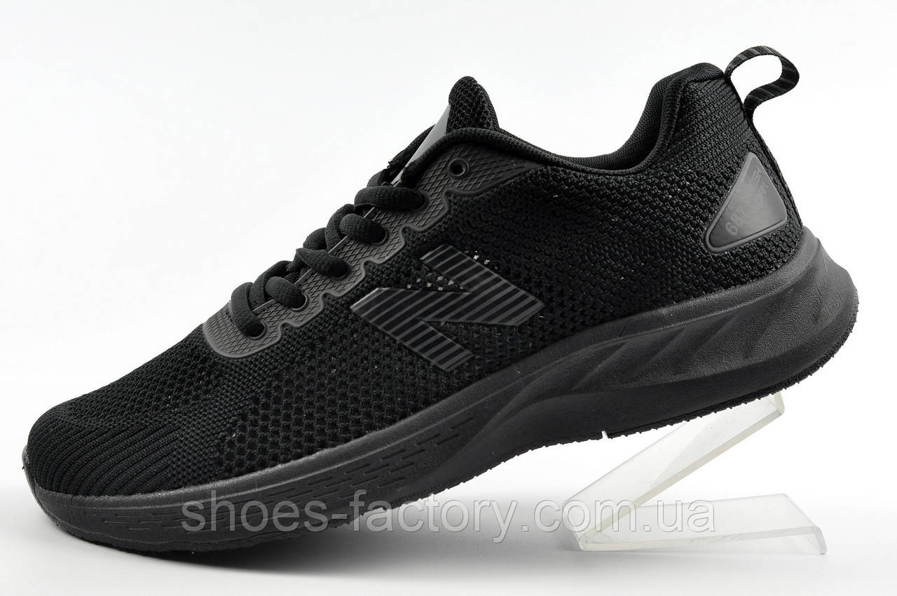 Кросівки сітка New Balance 687 чорні чоловічі