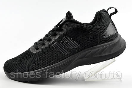 Кросівки сітка New Balance 687 чорні чоловічі, фото 1