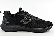 Кросівки сітка New Balance 687 чорні чоловічі, фото 4