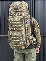 Рюкзак тактический и туристический 90л VA мультикам Каркасный рюкзак