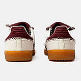Жіночі кросівки Wales Bonner x Adidas Samba Pony Cream White, фото 5