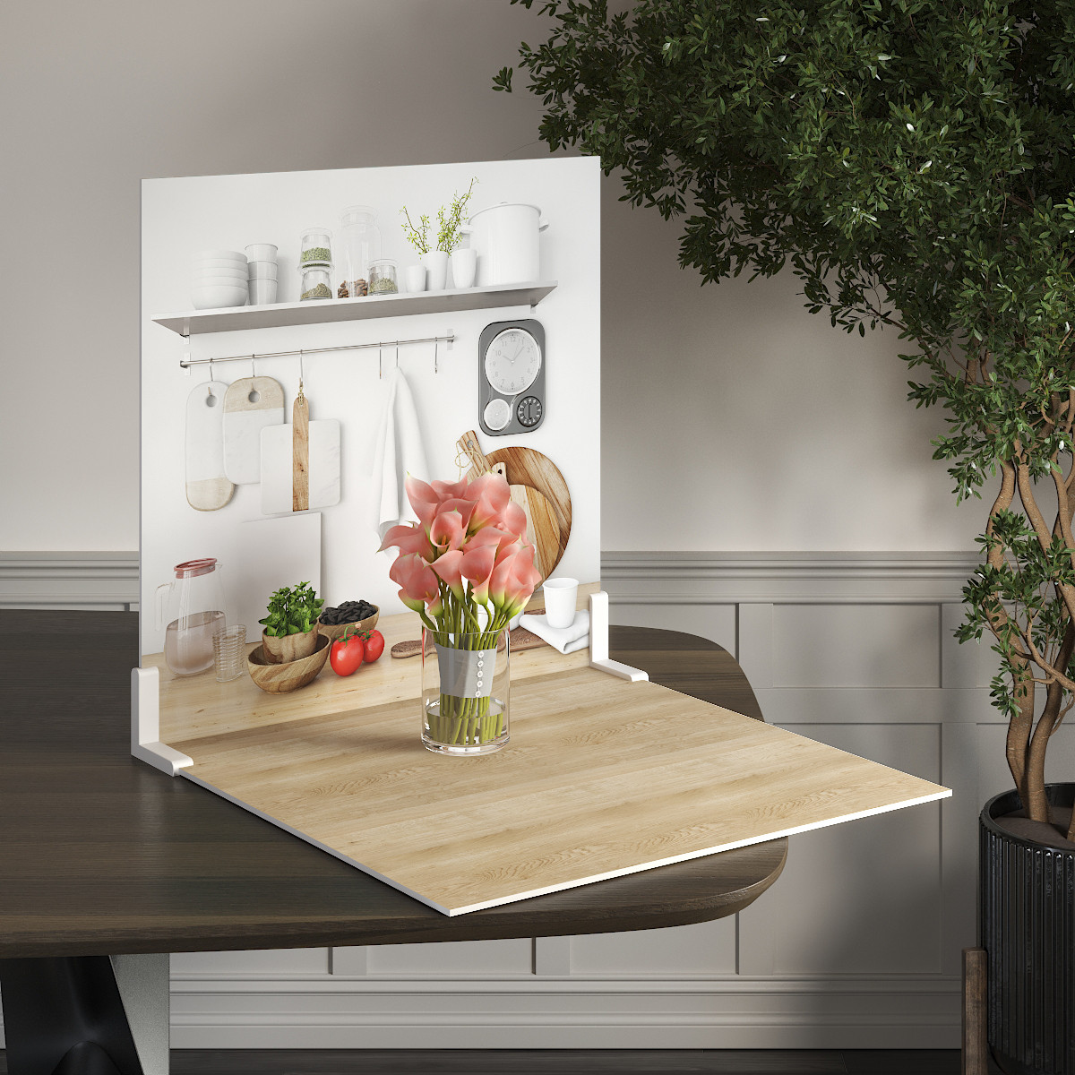Пластиковий кутовий 2d фотофон, PolyPlast 40x40см - №62154