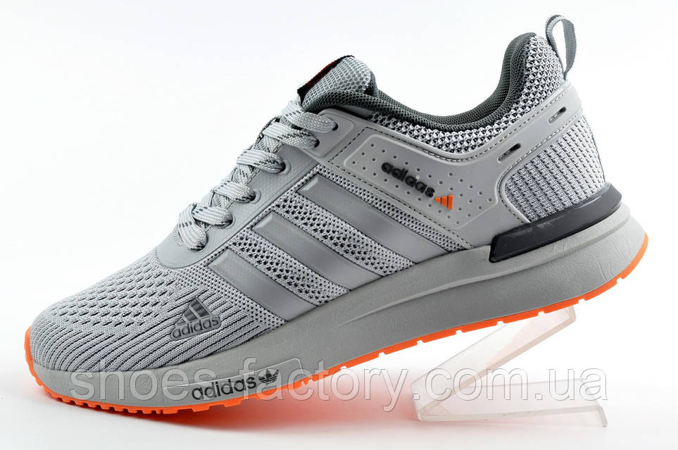 Кроссовки мужские сетка Adidas серые купить в Украине