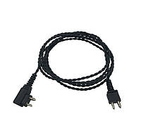 Шнур для карманного слухового аппарата Axon 2 pin 71 см Черный EJ, код: 8093839