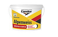 Condor Alpenweiss - влагостойкая моющаяся интерьерная матовая краска для стен и потолков 10л