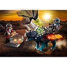 Ігровий набір Playmobil конструктор Dino rise Трицератопс: Битва легендарних каменів 40 деталей, фото 5