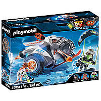 Игровой набор Playmobil конструктор Top Agents Шпионский снегоход 61 деталь