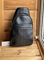 Мужская сумка через плечо из эко-кожи Backpack for men AND JASPER L99810-c Бананка из искусственной кожи