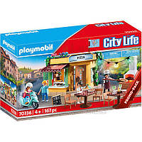 Игровой набор Playmobil конструктор City Life Пиццерия 167 деталей