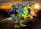 Ігровий набір Playmobil конструктор Dino rise Спінозавр: подвійна захисна сила 46 деталей, фото 3