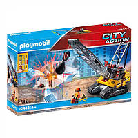 Игровой набор Playmobil конструктор City Action Кабельный экскаватор со строительной секцией 93 детали