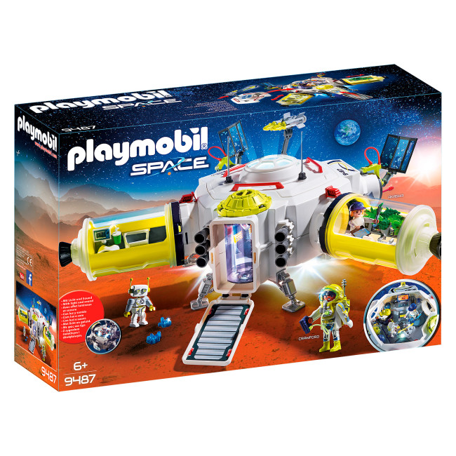 Ігровий набір Playmobil конструктор Space Космічна станція на Марсі 51 деталь