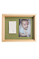 Набор для создания отпечатка ручки и ножки малыша Настенная рамка Деревянная Органик, «Baby Art» (3601092030)