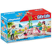 Игровой набор Playmobil конструктор City Life Перерыв на кофе 60 деталей
