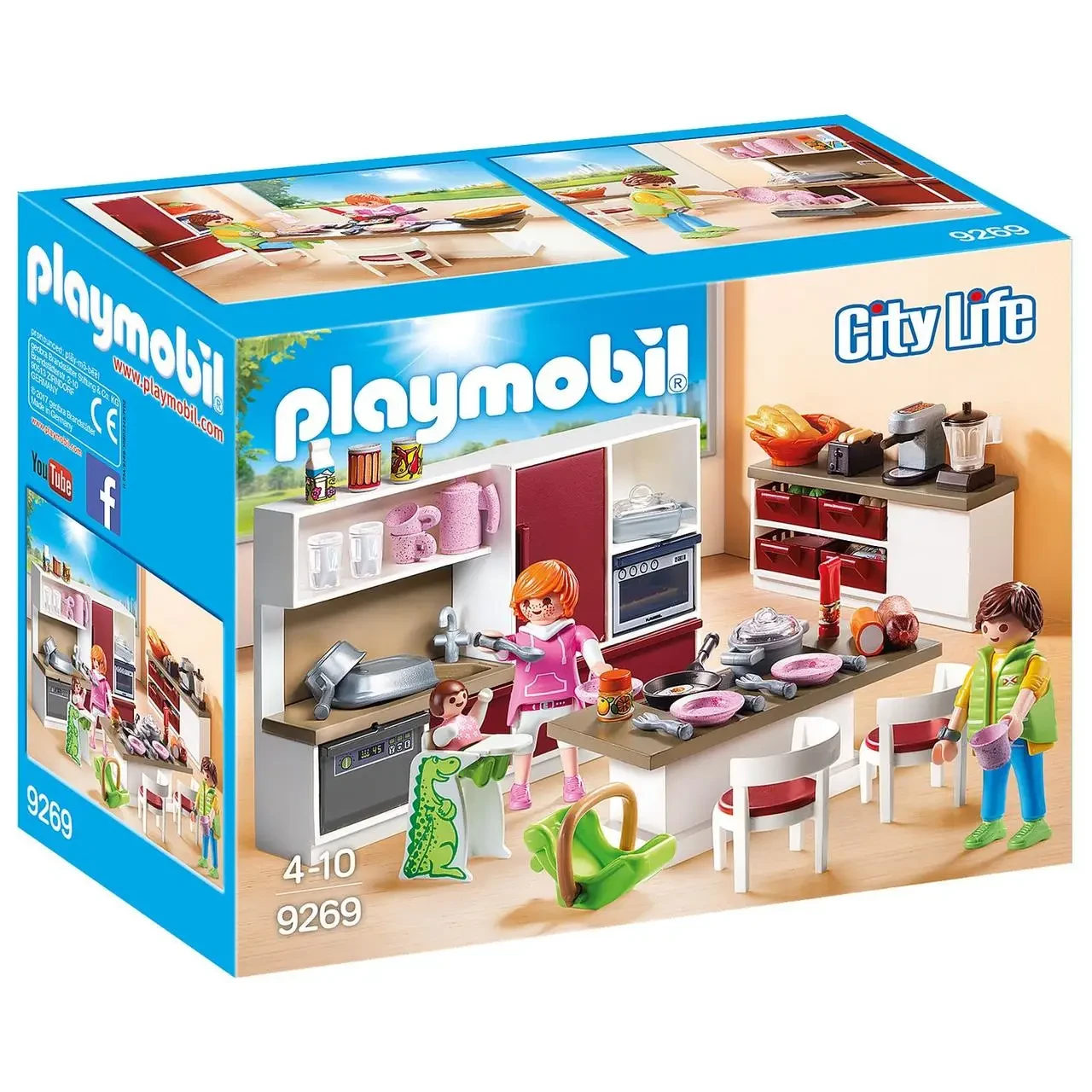Ігровий набір Playmobil конструктор City Life Кухня 73 деталі