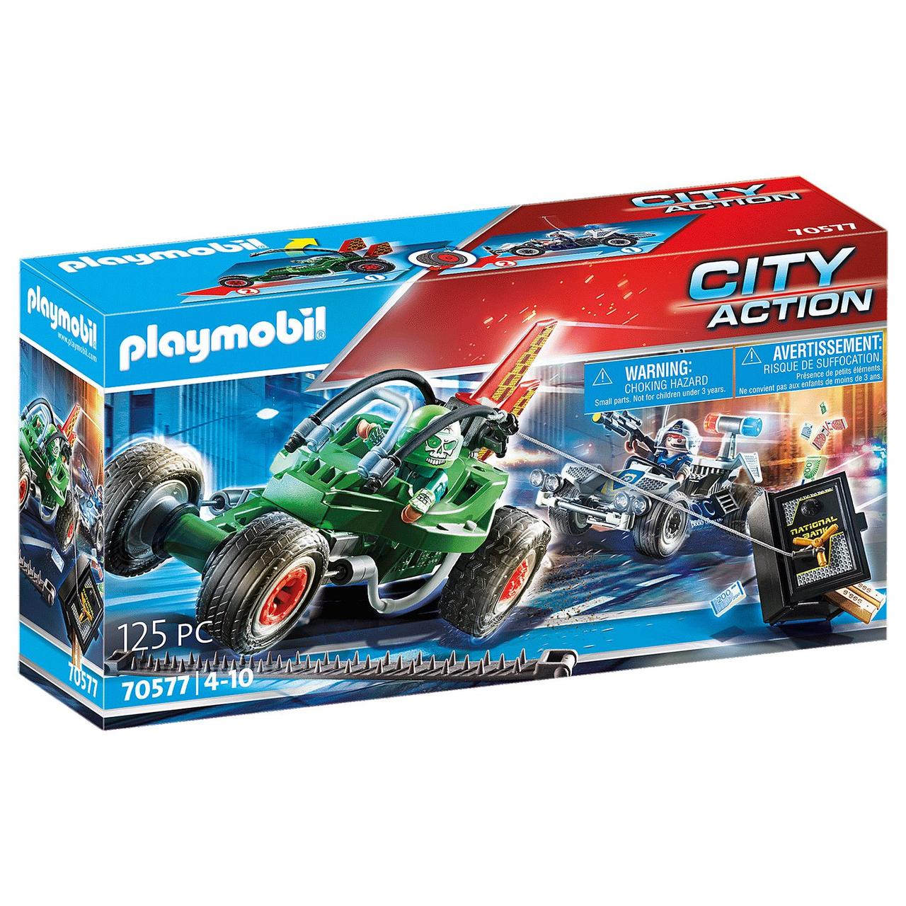 Ігровий набір Playmobil конструктор City Action Втеча на картинзі 125 деталей