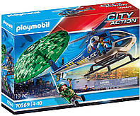 Игровой набор Playmobil конструктор City Action Полицейский розыск 19 деталей