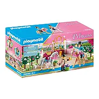 Игровой набор Playmobil конструктор Princess Уроки верховой езды 185 деталей