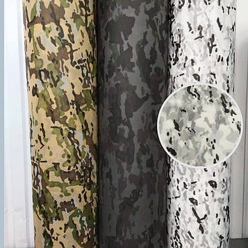 Флізелін Спанбонд "Мультикам Зима" 1,6 * 250 м, 70 г/м2 Камуфляжна тканина для укриттів або маскування Код/Артикул