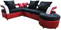 Угловой диван Ribeka Миллениум Красный (УМ-601) EJ, код: 6491771