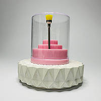 Підставка маленька під фрези для манікюра на 48 шт рожева