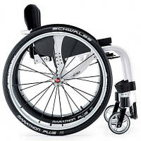 Складана інвалідна коляска активна алюмінієва регульована для дому та вулиці для дорослих FENICE