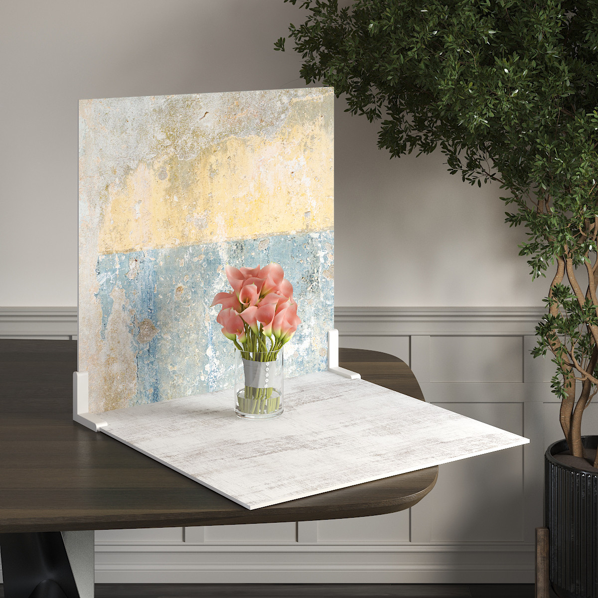 Пластиковий кутовий 2d фотофон, PolyPlast 40x40см - №62105, фото 1