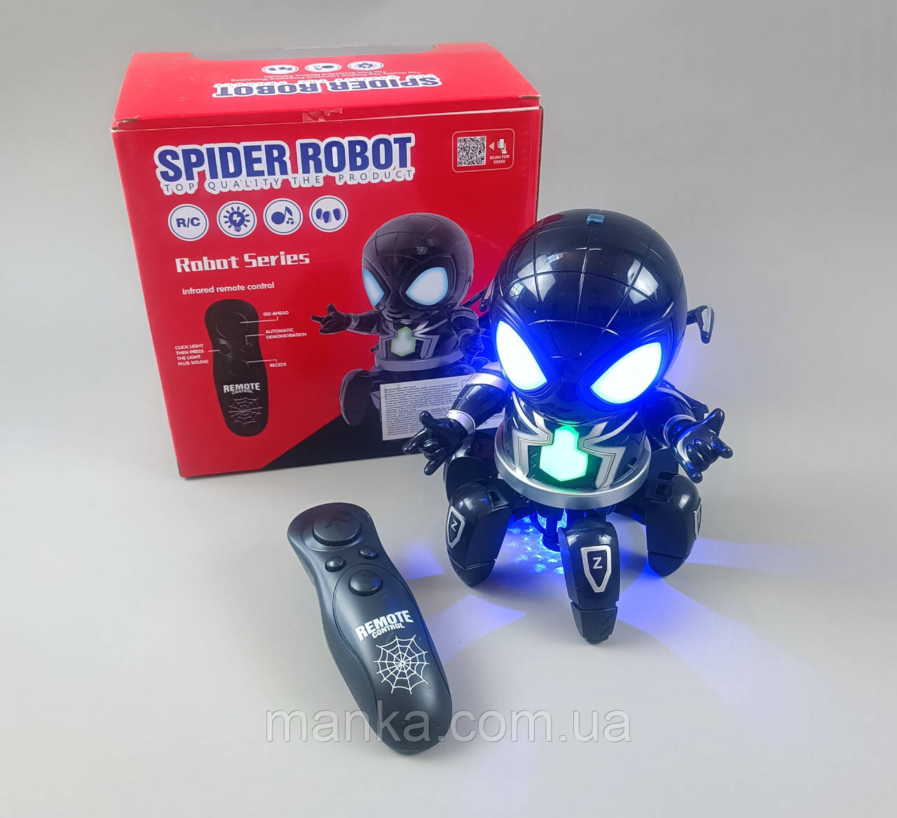 Робот на радіокеруванні ZR 2091-2 2 кольори, музика, підсвічування, рухається, пульт керування, в короб, фото 1
