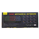 Механічна клавіатура з підсвічуванням AOAS M-700, Чорна / Провідна ігрова клавіатура / Геймерська клавіатура, фото 7